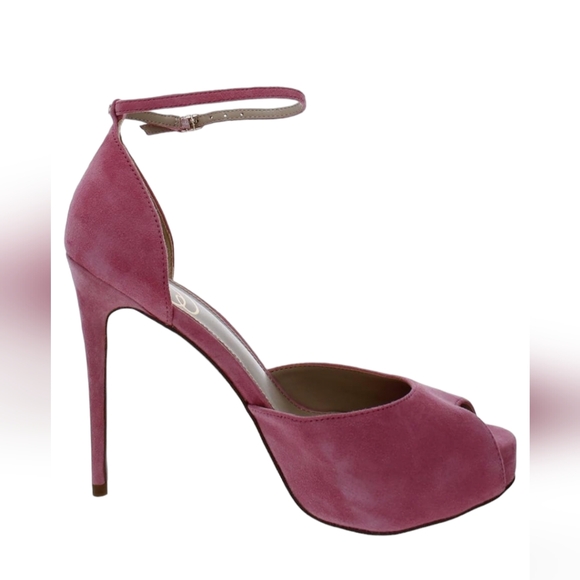 Sam Edelman Women's Florencia Pump Suede Rose NWOB Sz 10.5 - Picture 2 of 4